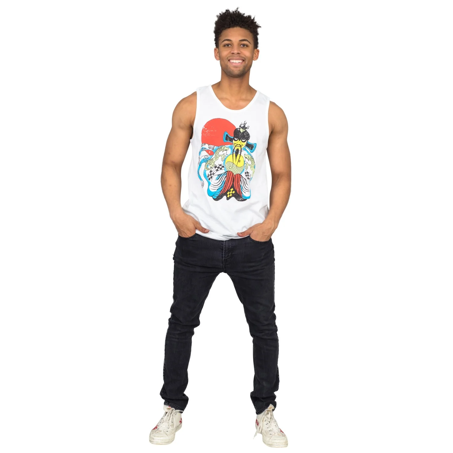 Big Trouble Little China Fu Manchu Tank Top - Image 4