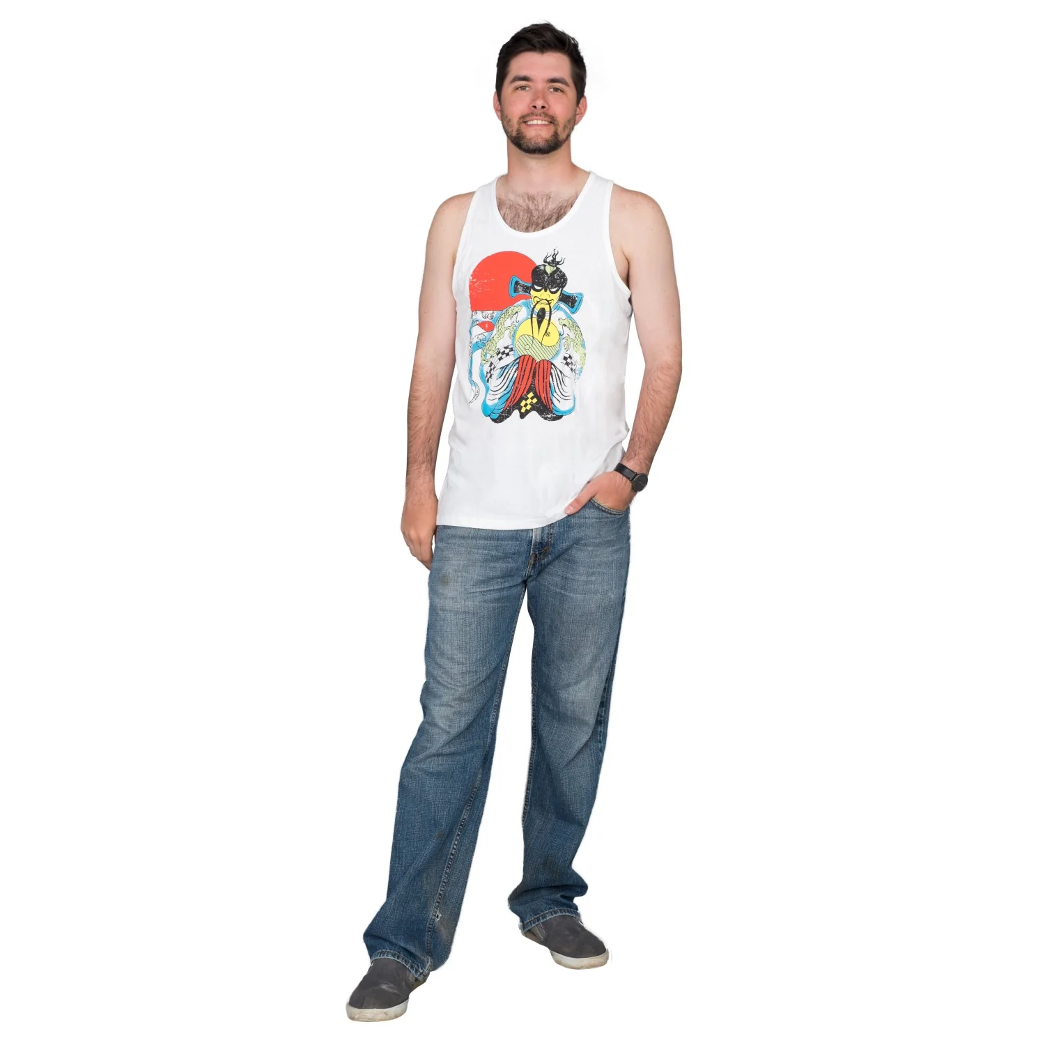Big Trouble Little China Fu Manchu Tank Top - Image 8