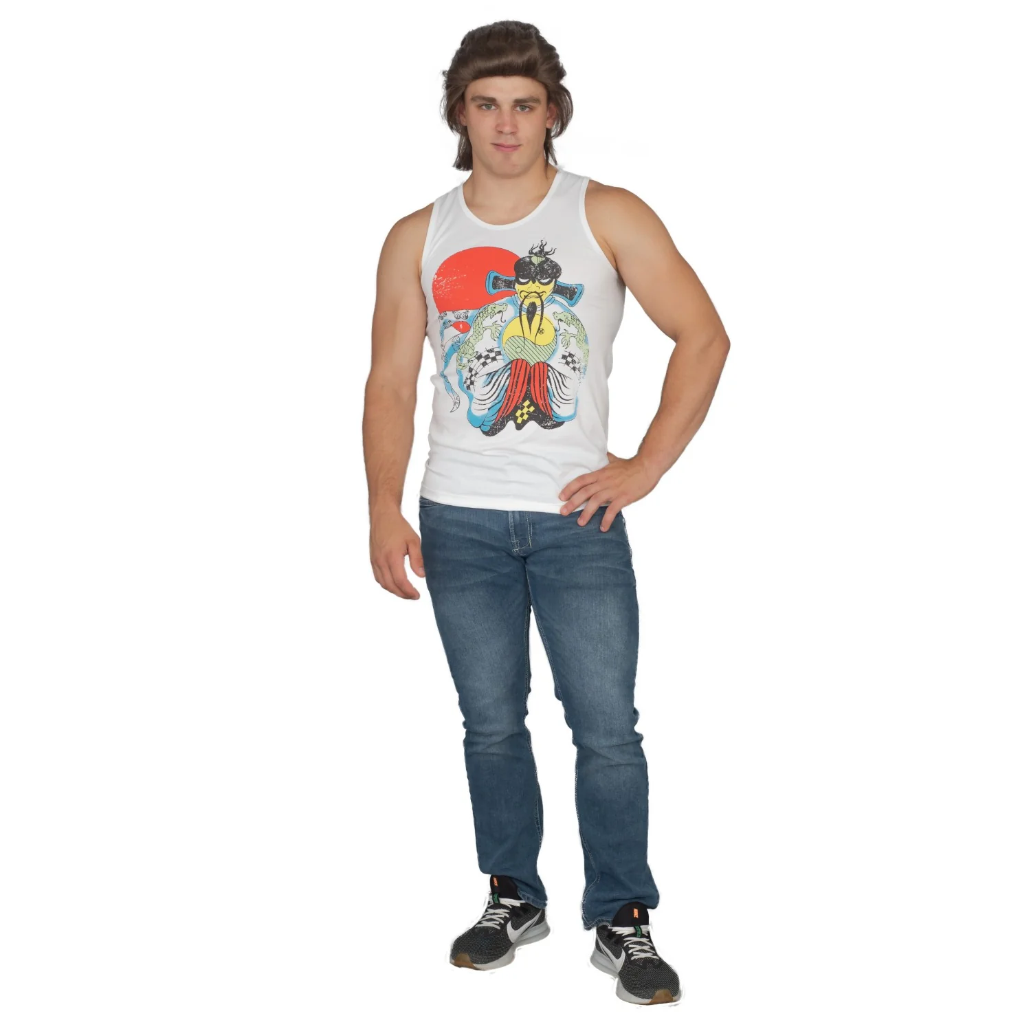 Big Trouble Little China Fu Manchu Tank Top - Image 9