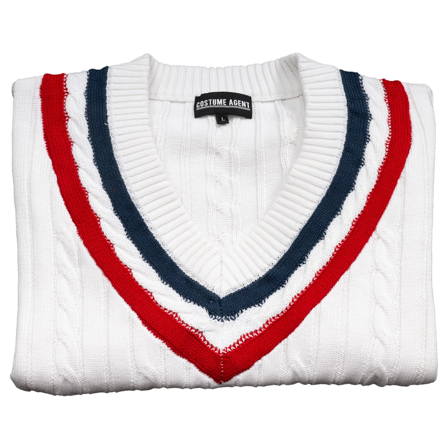 Distressed Knit Sweater Costume Top for Halloween and Cosplay - Image 6