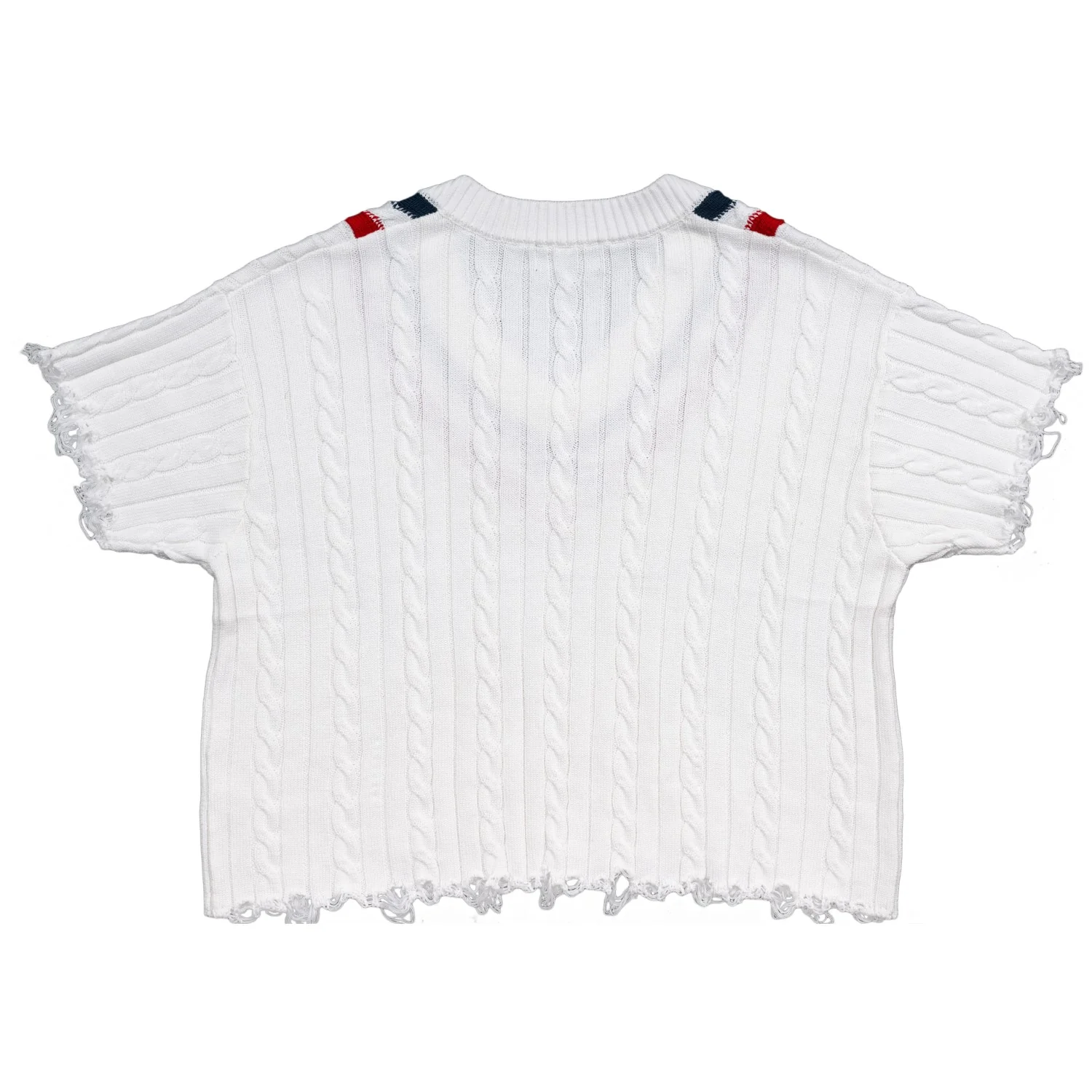 Distressed Knit Sweater Costume Top for Halloween and Cosplay - Image 8