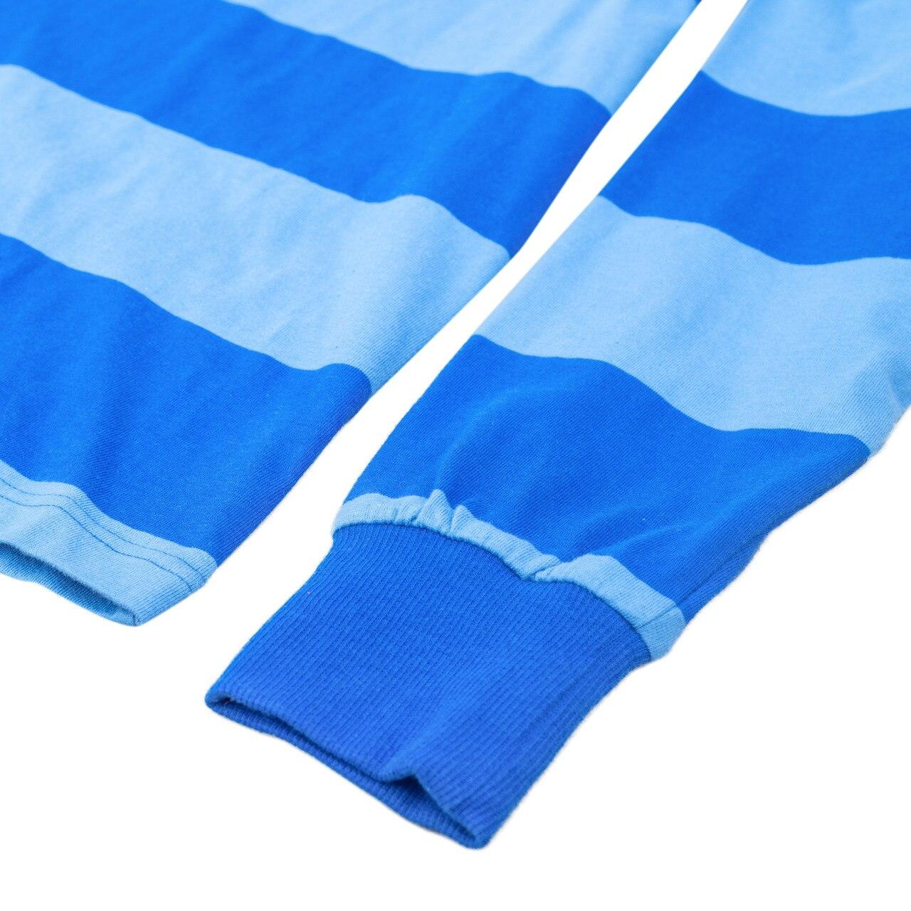 Blue and Detective Halloween Costume Blue Striped Shirt - Image 5