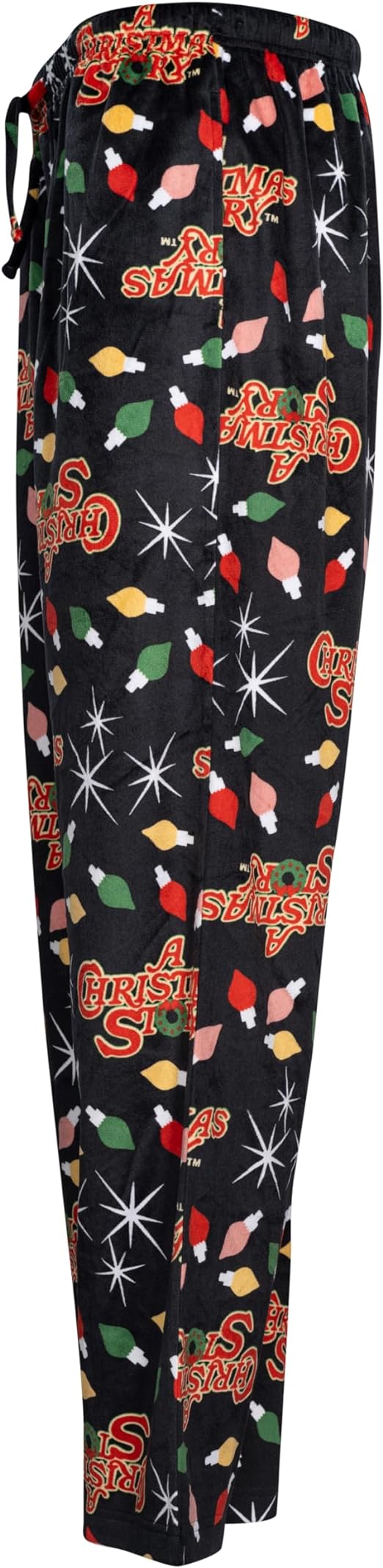 Brushed Fleece Holiday Lights PJs Lounge Pants Unisex Pajamas - Image 2