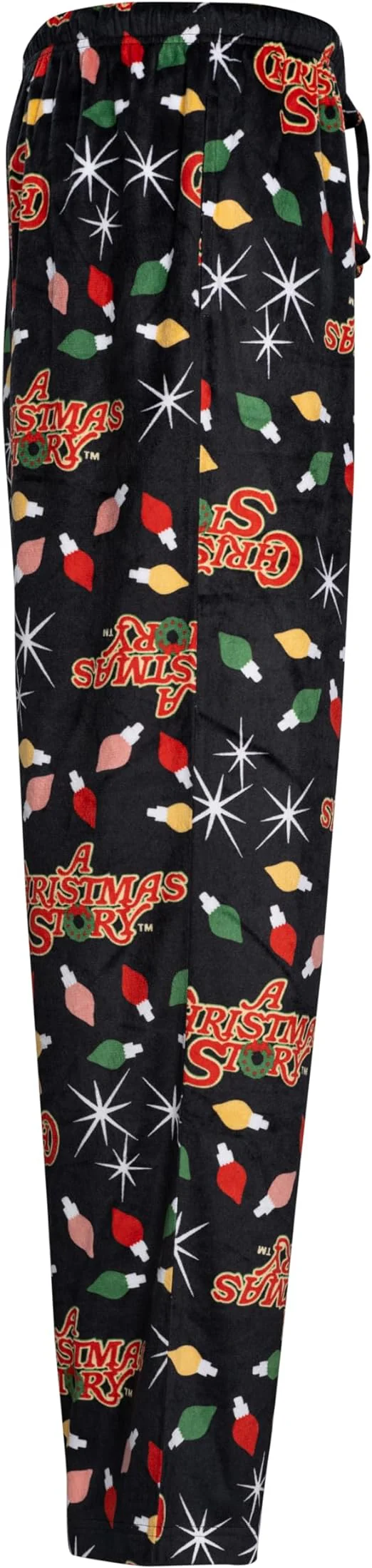 Brushed Fleece Holiday Lights PJs Lounge Pants Unisex Pajamas - Image 4