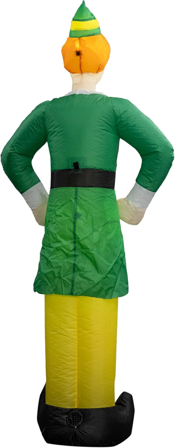 Buddy The Elf Indoor/Outdoor Xmas Light Up Inflated Yard Holiday Decoration - Image 3