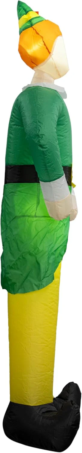 Buddy The Elf Indoor/Outdoor Xmas Light Up Inflated Yard Holiday Decoration - Image 4