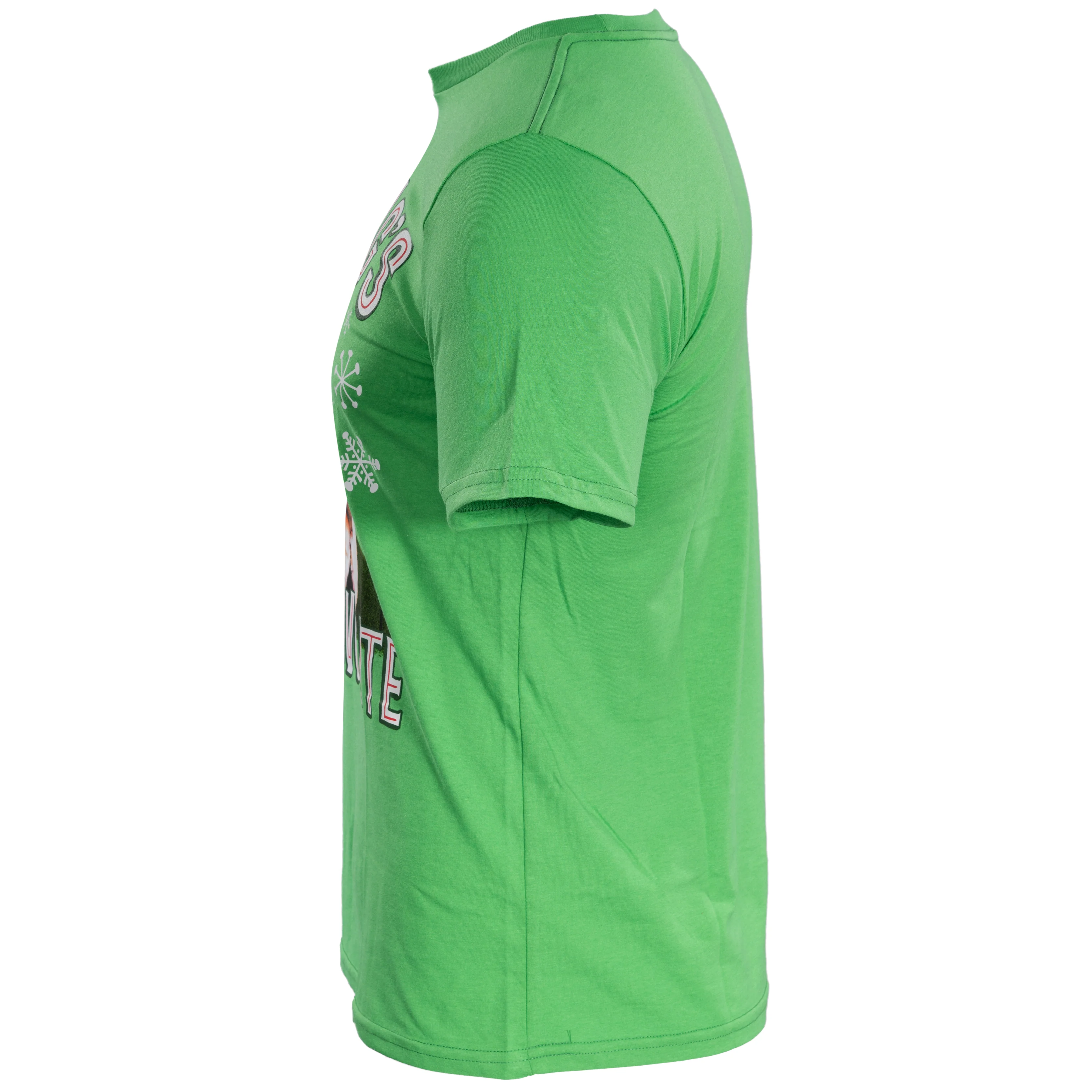 Buddy the Elf Smiling is my Favorite T-shirt Kelly Green - Image 4