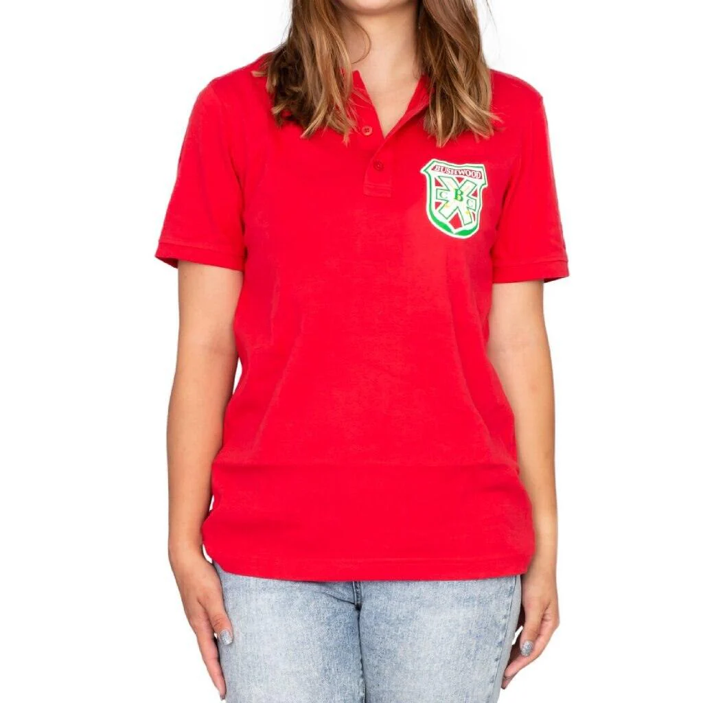 Bushwood Mens Red Polo Tee - Image 4
