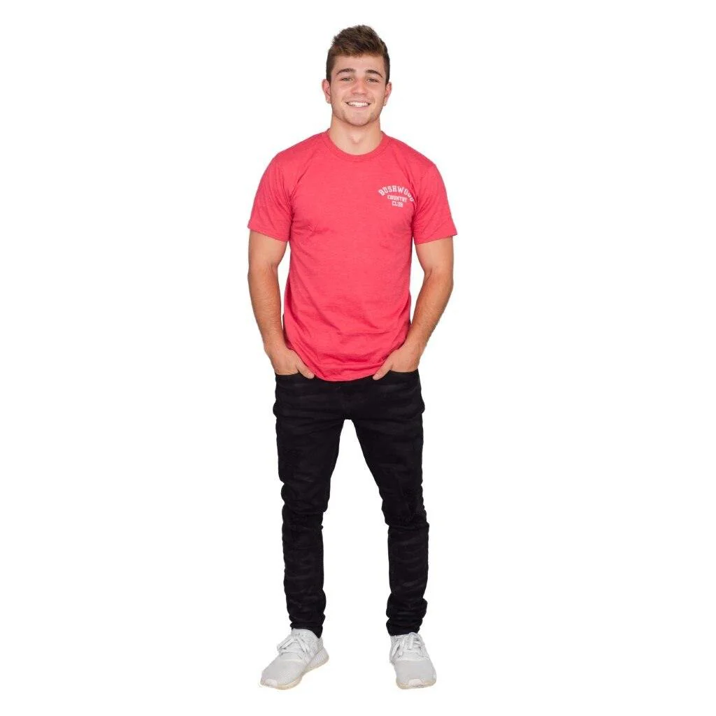 Caddyshack Bushwood Country Club Heather Red T-shirt - Image 3