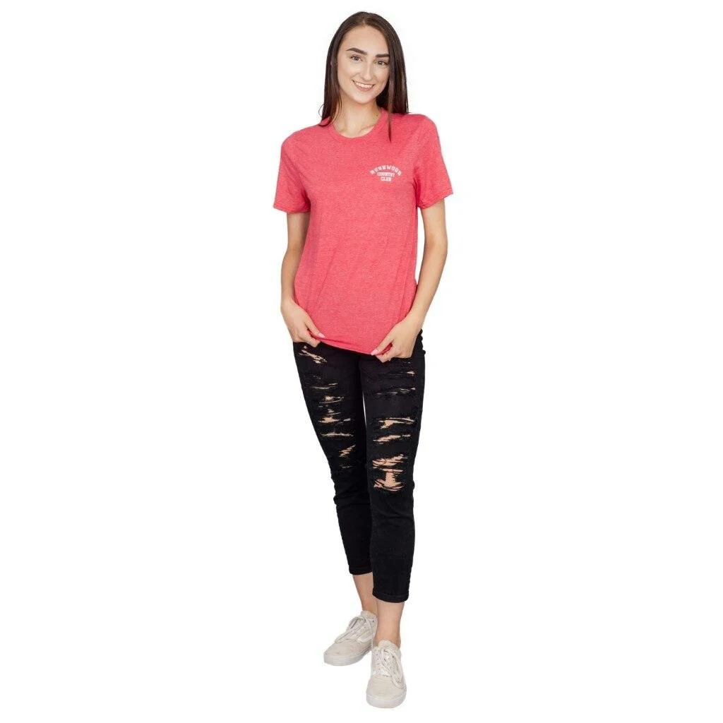 Caddyshack Bushwood Country Club Heather Red T-shirt - Image 5