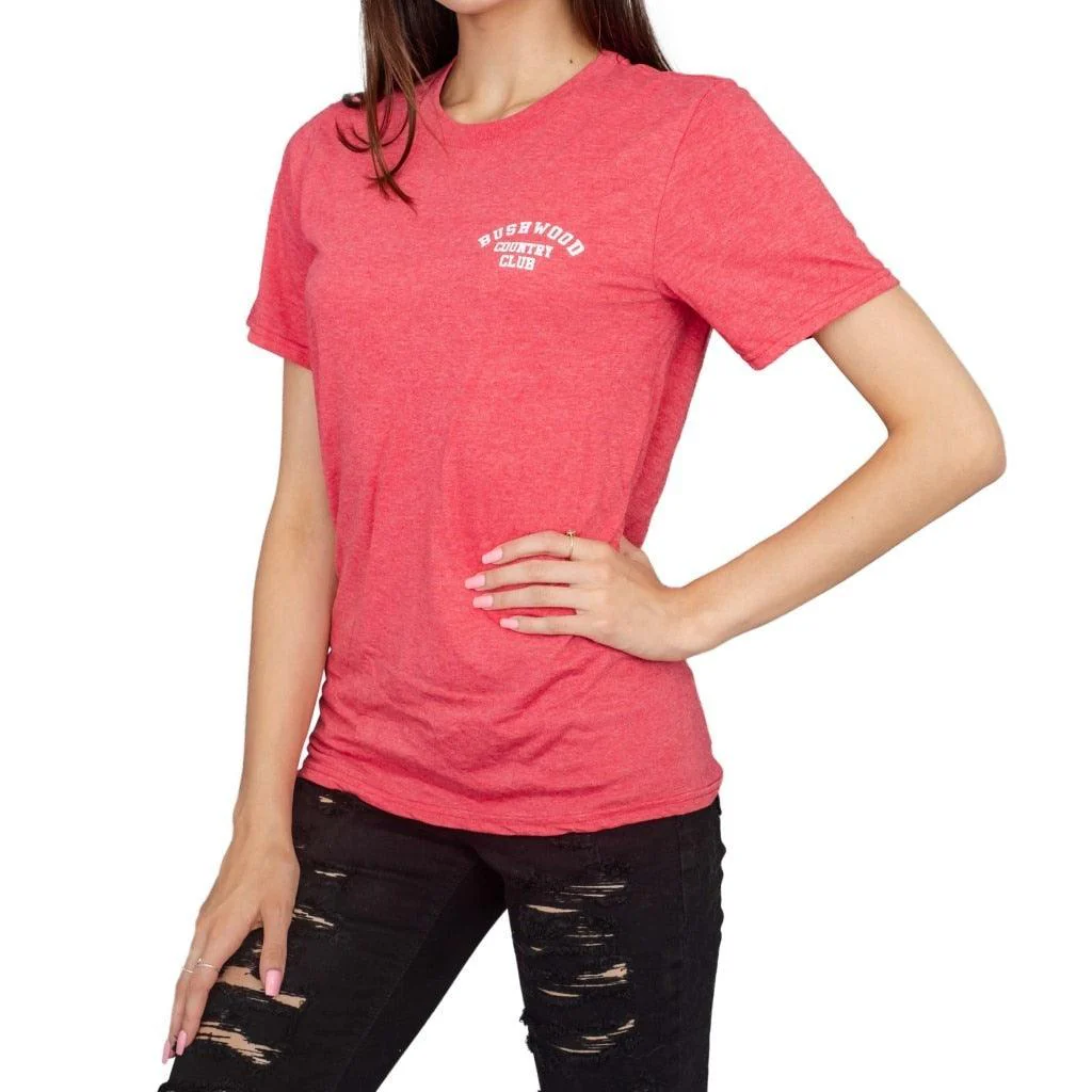 Caddyshack Bushwood Country Club Heather Red T-shirt - Image 6