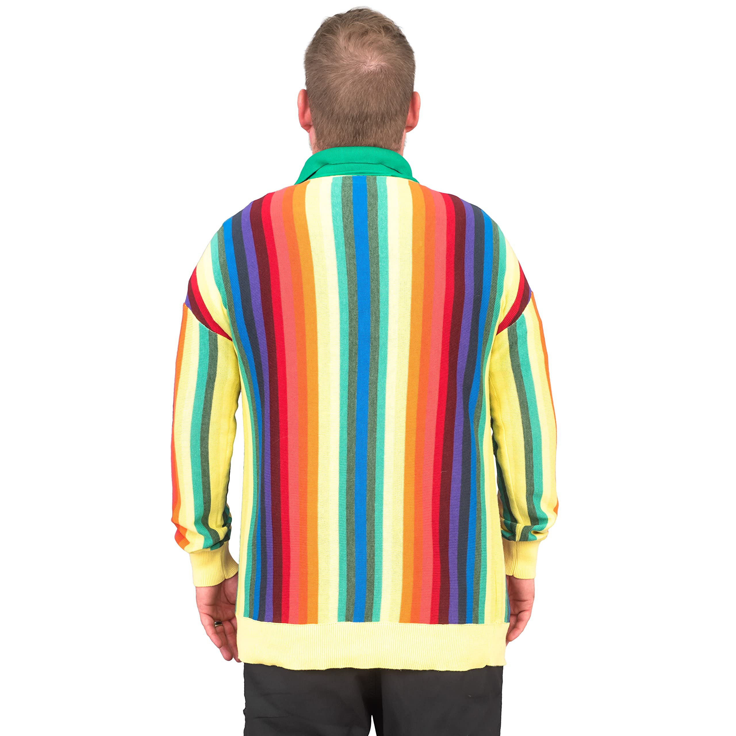 Caddyshack Caddy Rainbow Sweater Halloween Costume Cardigan - Image 4