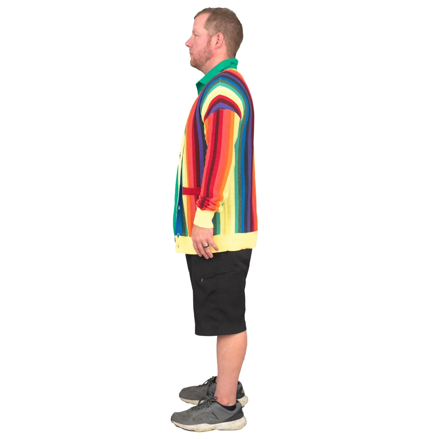 Caddyshack Caddy Rainbow Sweater Halloween Costume Cardigan - Image 7
