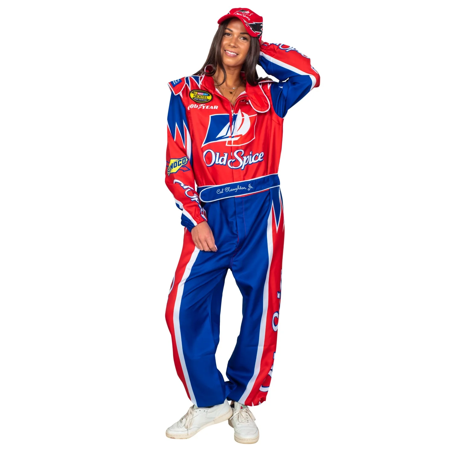 Cal Naughton Driver Deluxe Jumpsuit and Hat Halloween Costume Cosplay - Image 2