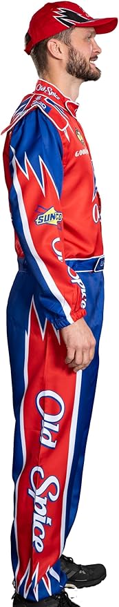 Cal Naughton Talladega Movie Replica Auto Racing Halloween Cosplay Costume - Image 2