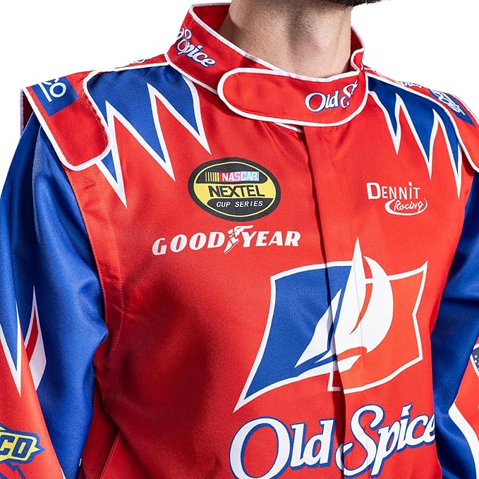 Cal Naughton Talladega Movie Replica Auto Racing Halloween Cosplay Costume - Image 4