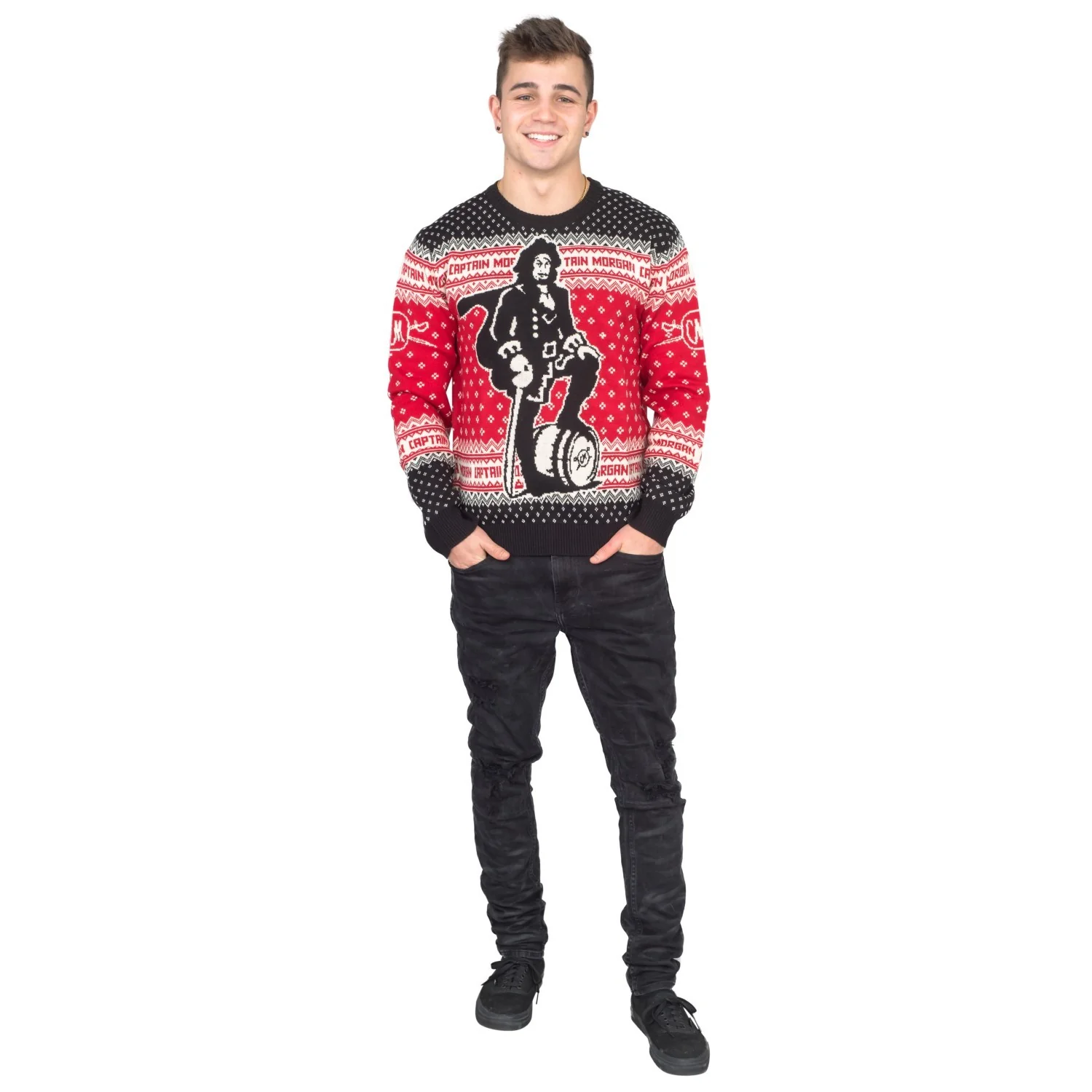 Captain Morgan The Standing Captain Ugly Christmas Sweater - Image 11