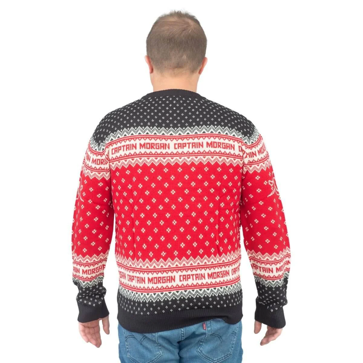 Captain Morgan The Standing Captain Ugly Christmas Sweater - Image 2