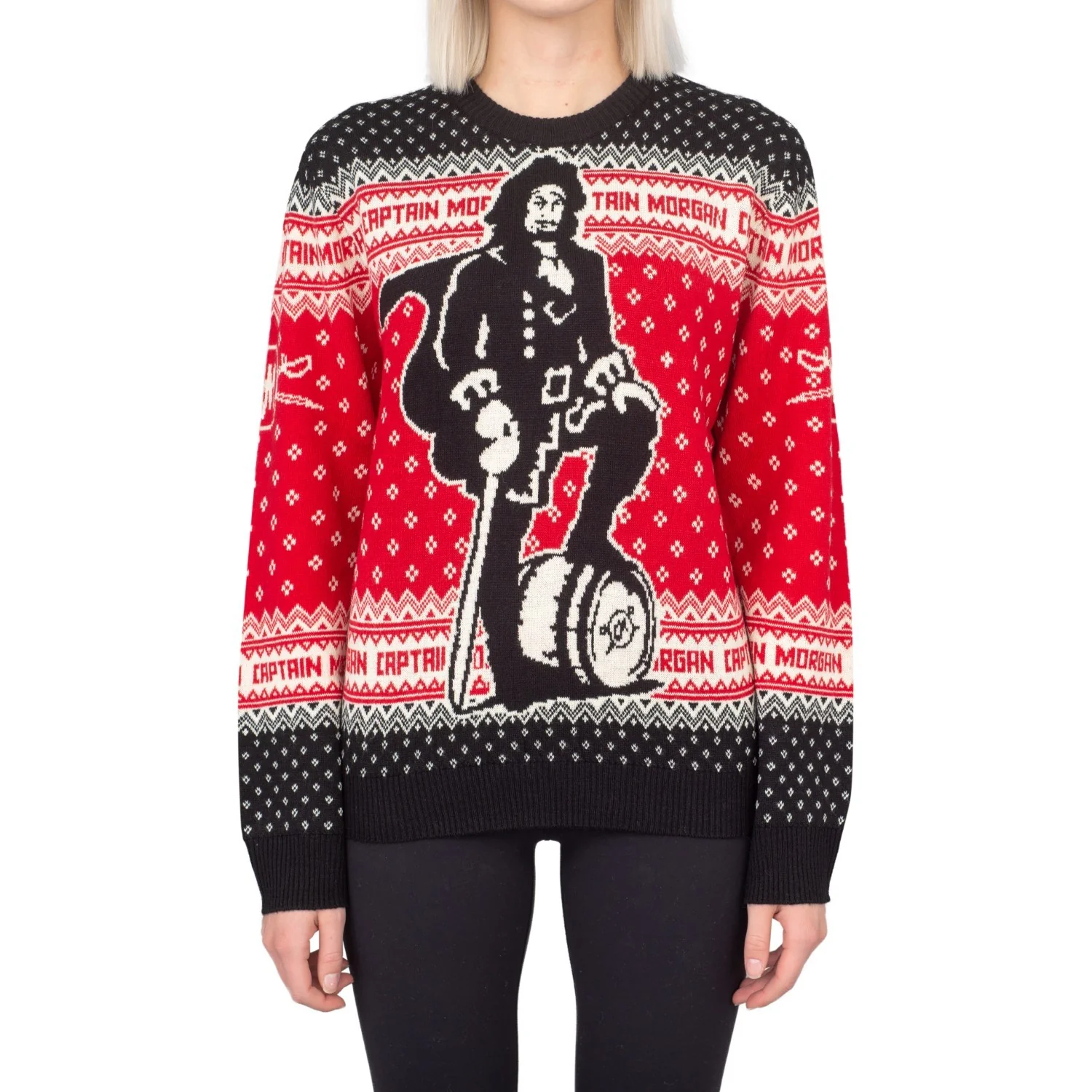 Captain Morgan The Standing Captain Ugly Christmas Sweater - Image 4