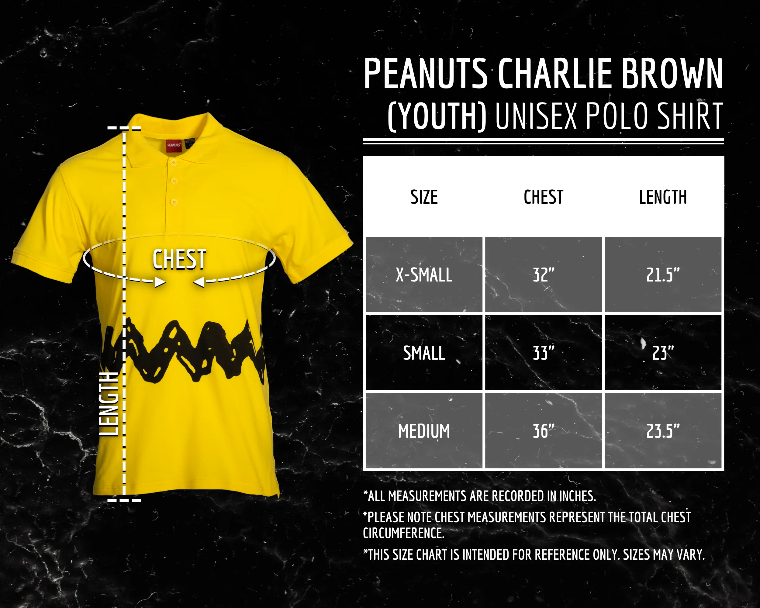 Charlie Brown Costume Essentials for Toddlers and Adults Polo - Image 10