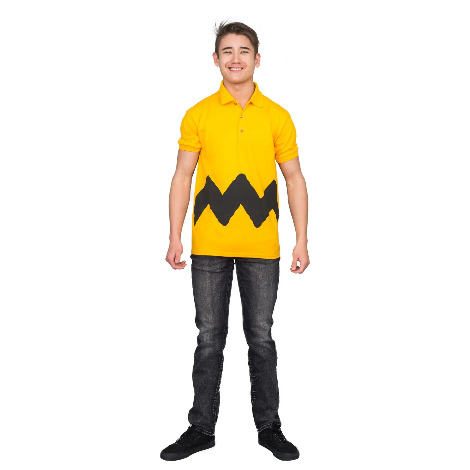 Charlie Brown Costume Essentials for Toddlers and Adults Polo - Image 2