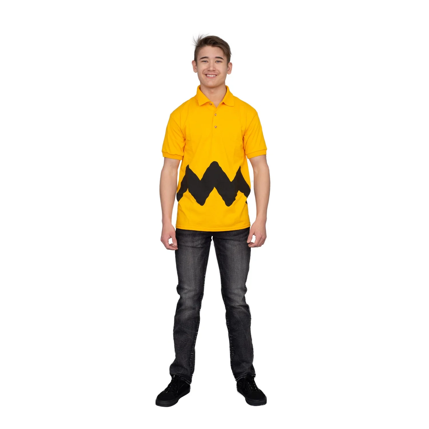 Charlie Brown Costume Essentials for Toddlers and Adults Polo - Image 4