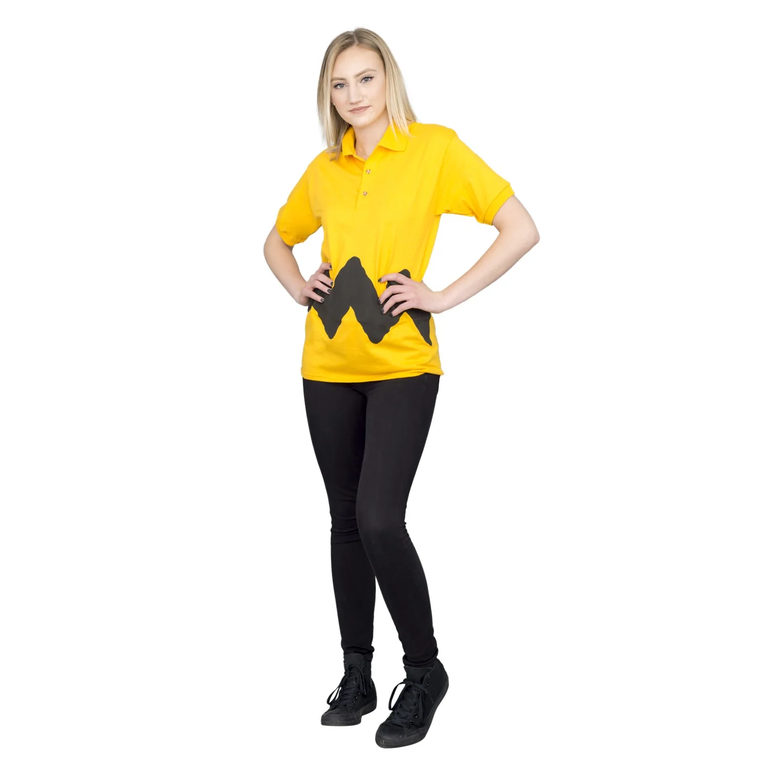Charlie Brown Costume Essentials for Toddlers and Adults Polo - Image 6