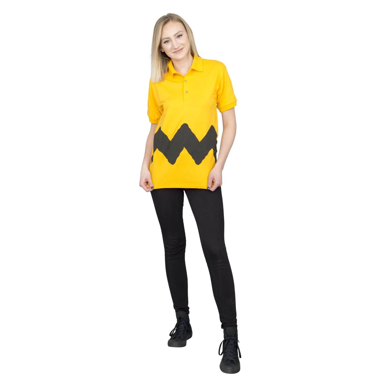 Charlie Brown Costume Essentials for Toddlers and Adults Polo - Image 9