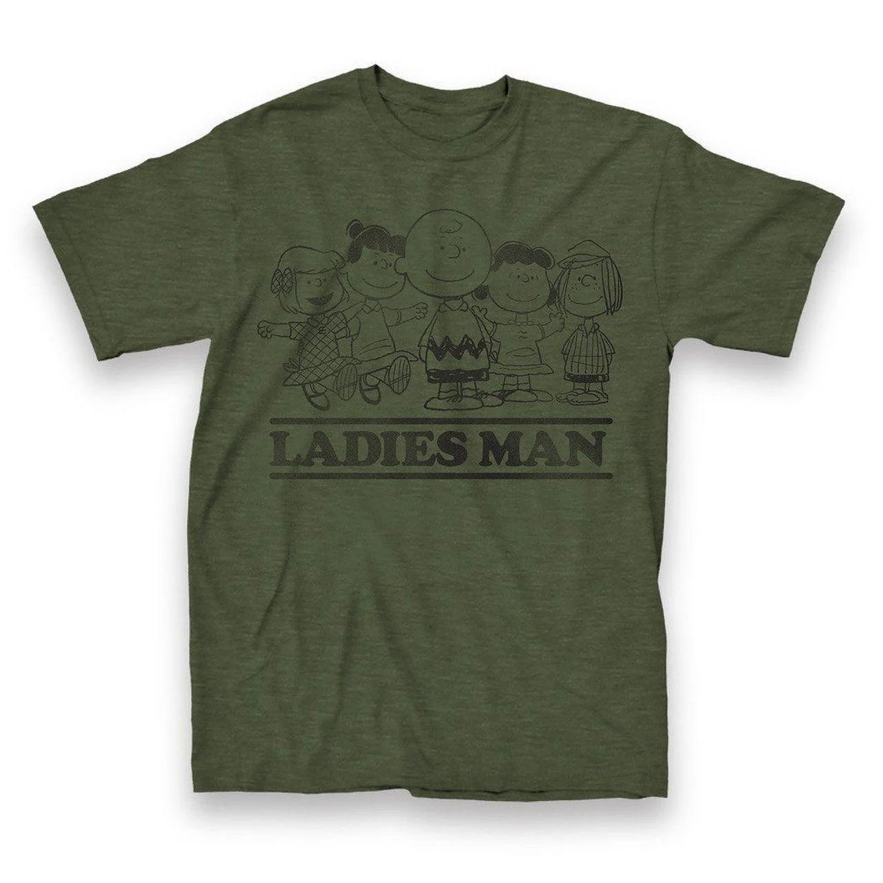 Charlie Brown Ladies Man T-Shirt Tee