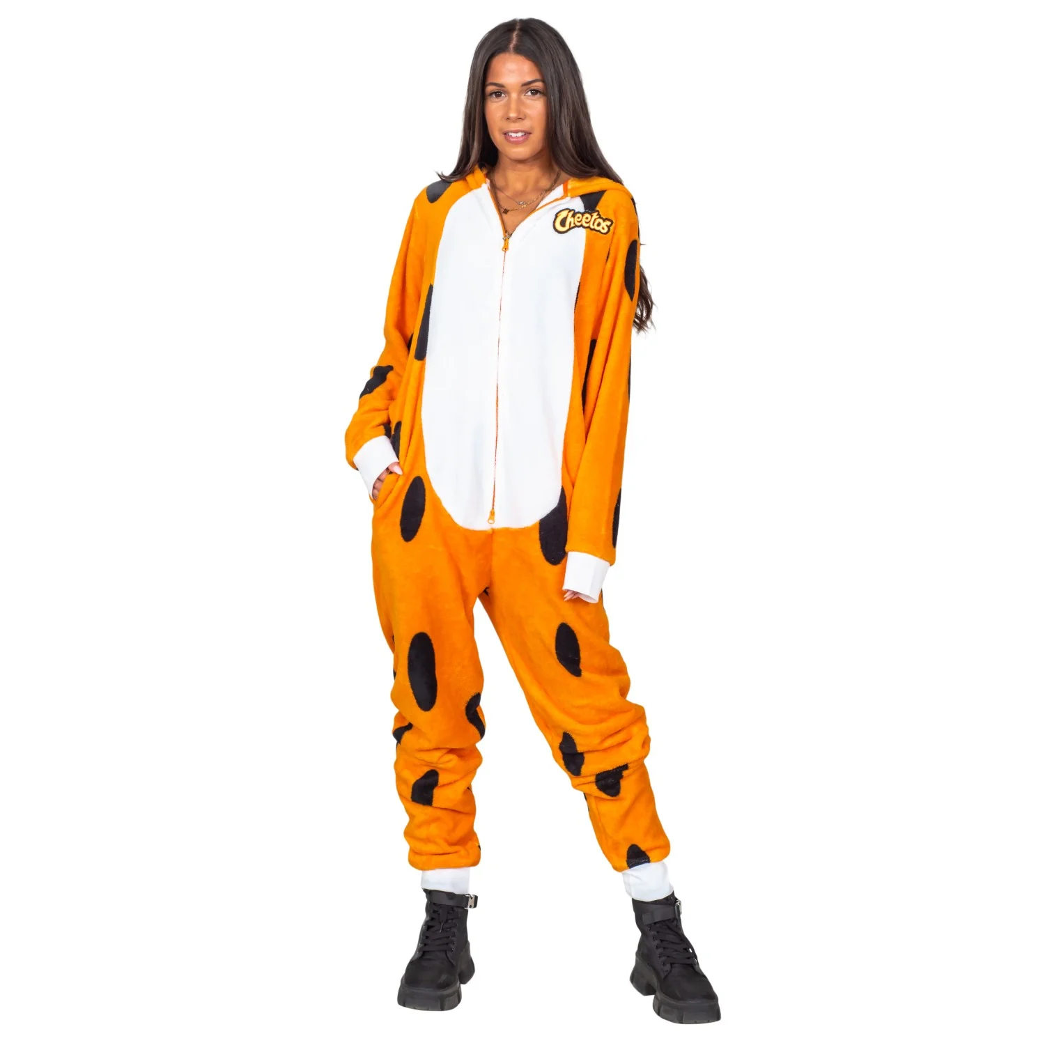 Chester Cheetos Adult Onesie Pajama Jumpsuit Halloween Cosplay Costume - Image 6