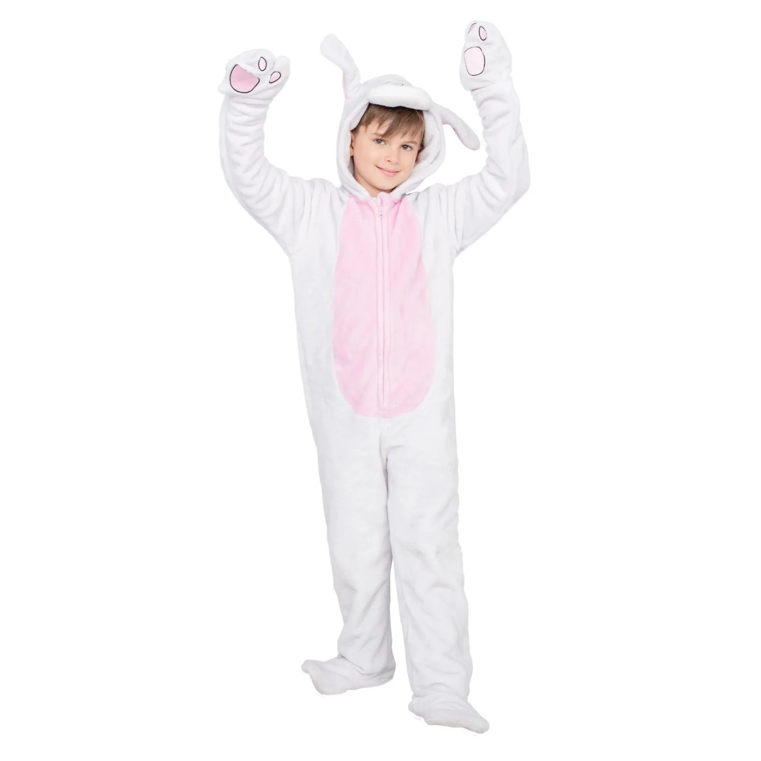 Child Kids Youth Bunny Halloween Cosplay Costume Flappy Suit - Image 6