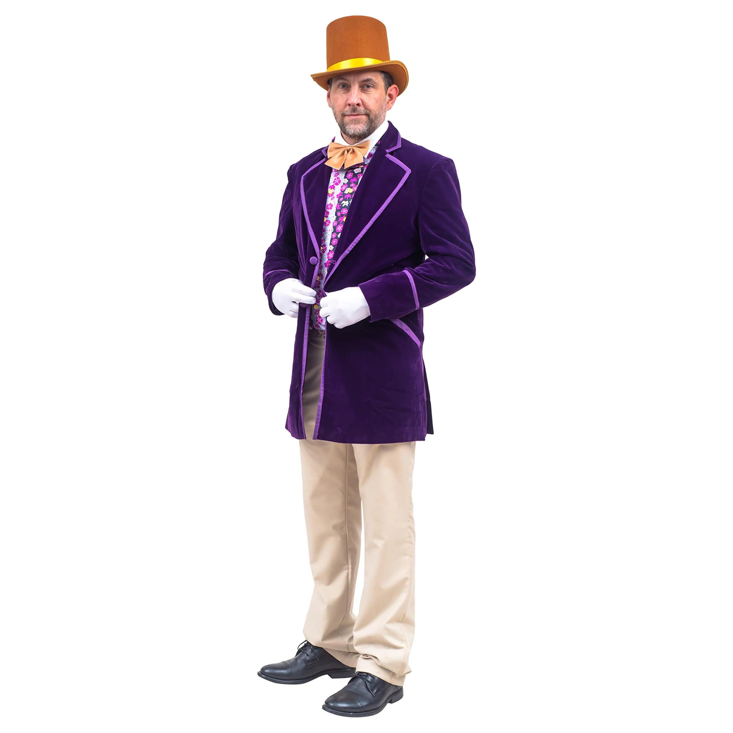Chocolate Factory Owner Deluxe Complete Set Halloween Costume Cosplay - Image 3