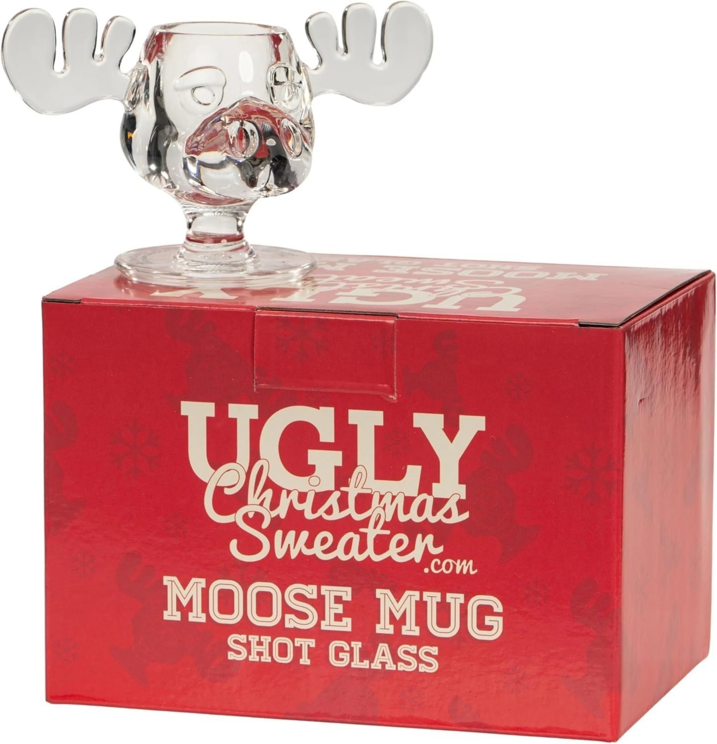 Christmas Vacation 1980s Movie Moose Mug Shot Glasses Gift Box Set - Image 3