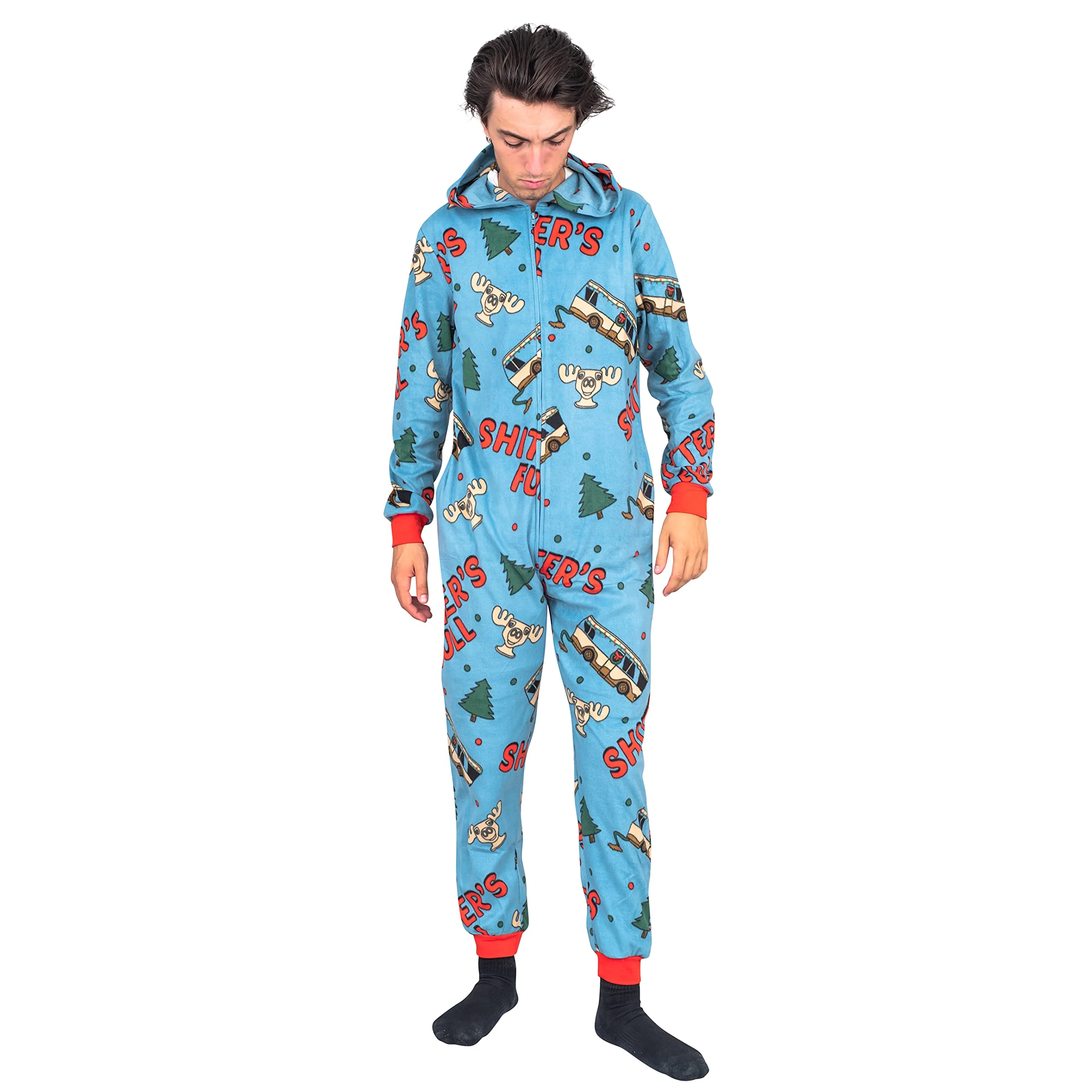 Christmas Vacation Bathroom's Full Pajama Jumpsuit - Image 2