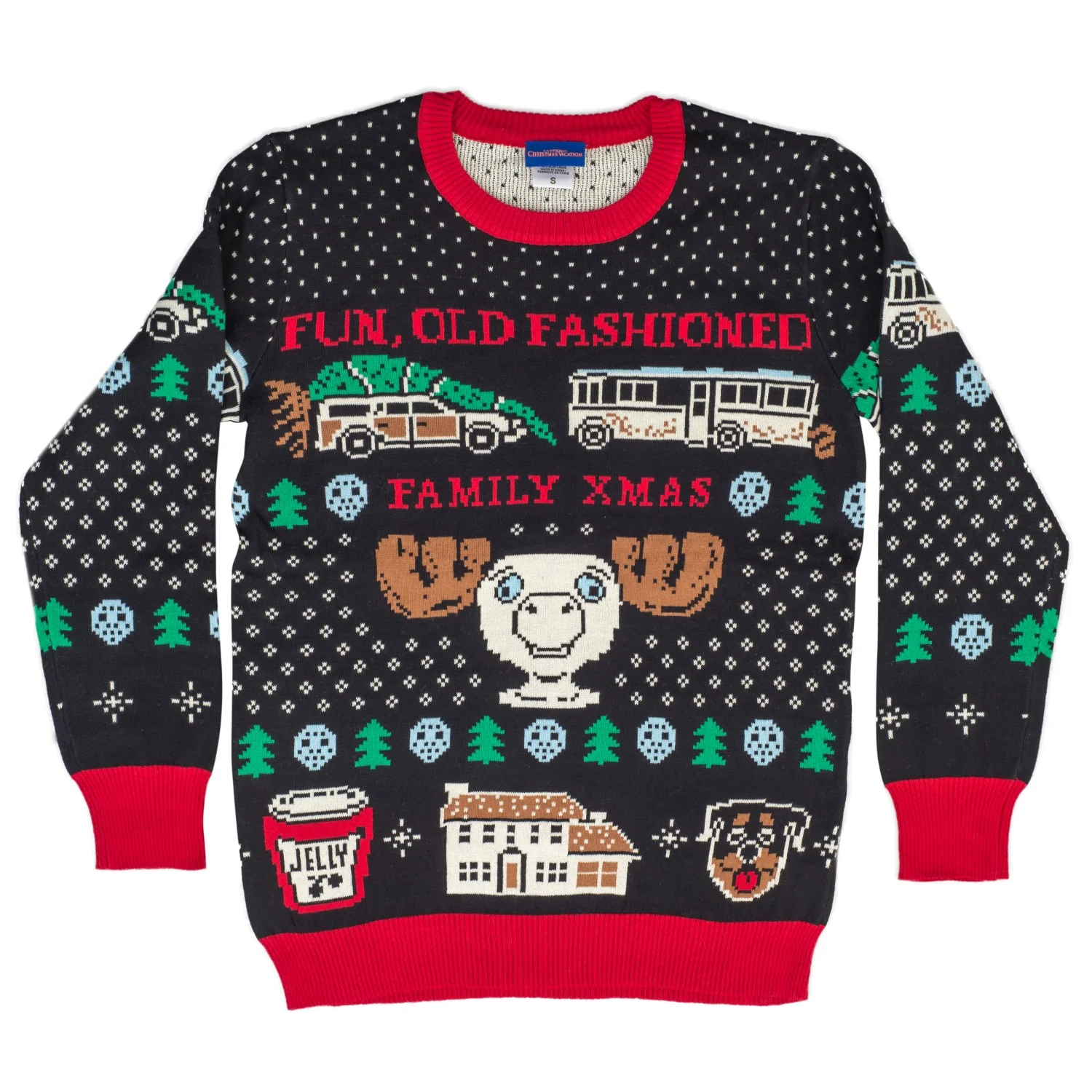 Christmas Vacation Old Fashioned Xmas Ugly Sweater - Image 4