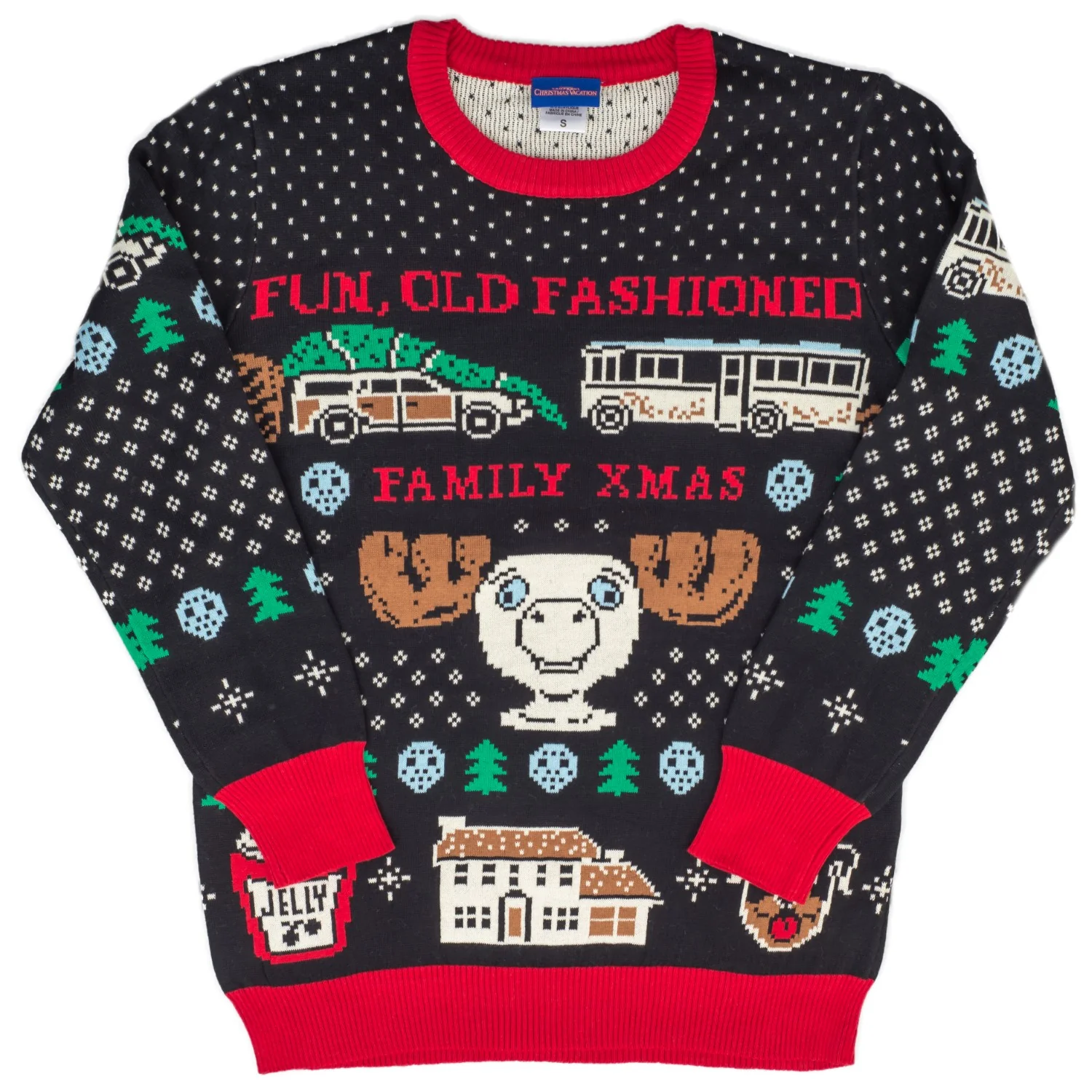 Christmas Vacation Old Fashioned Xmas Ugly Sweater - Image 5