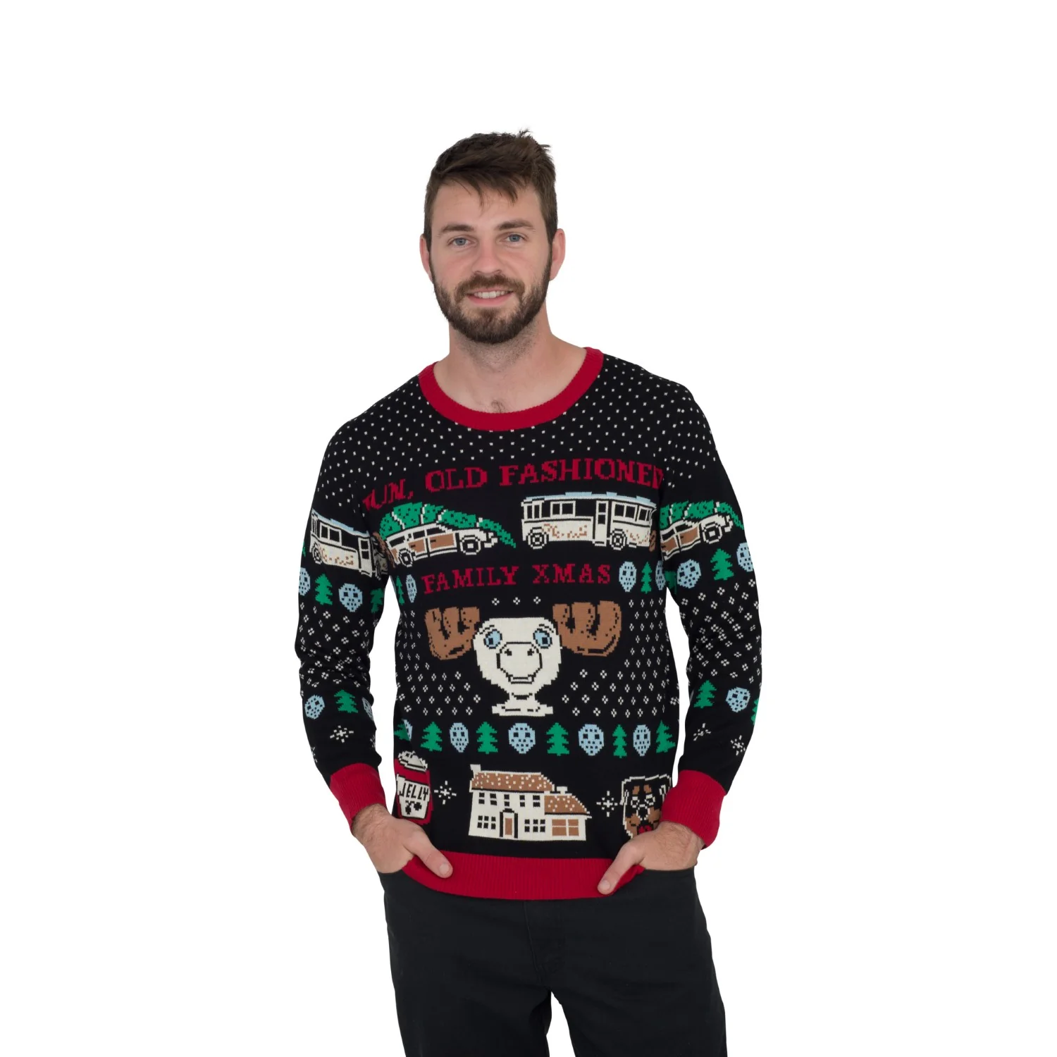 Christmas Vacation Old Fashioned Xmas Ugly Sweater - Image 7