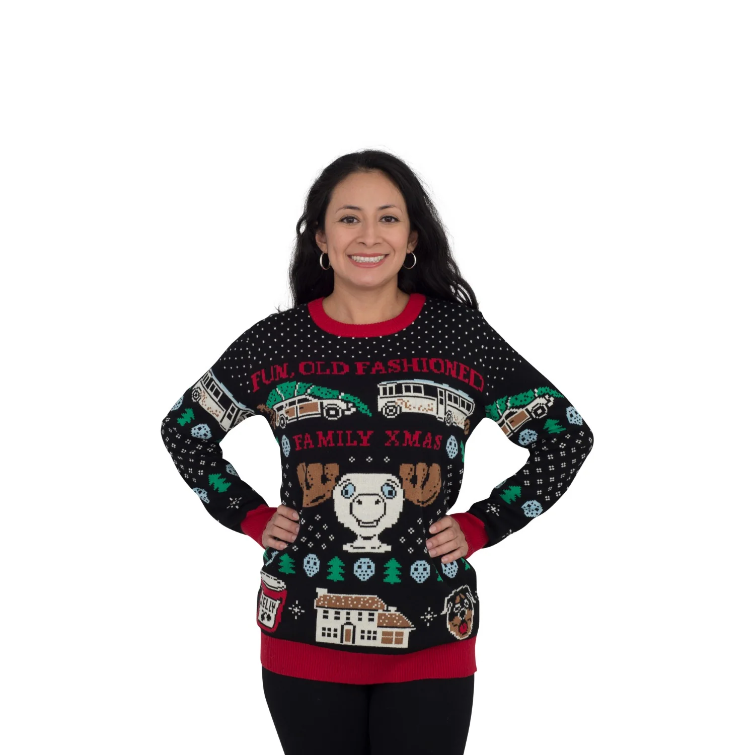 Christmas Vacation Old Fashioned Xmas Ugly Sweater - Image 9