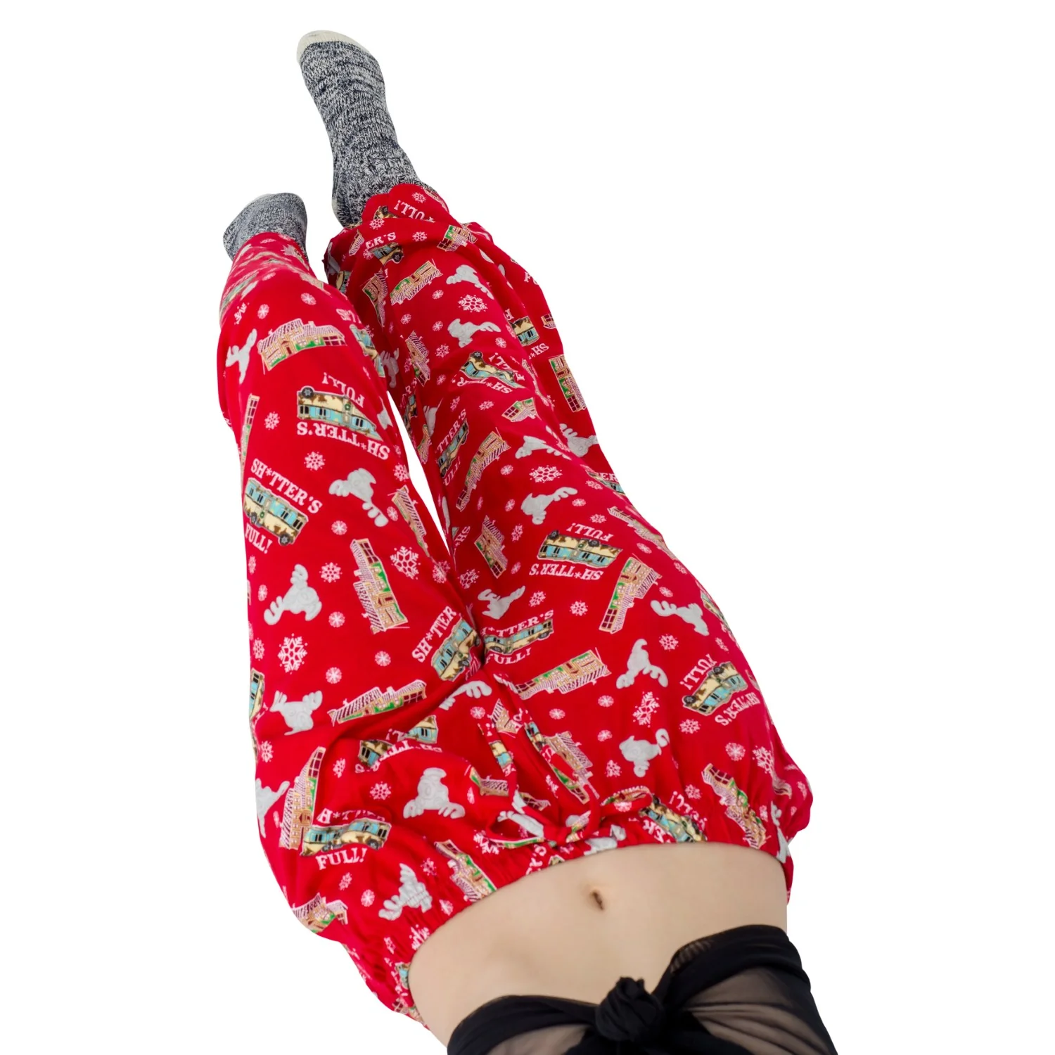 Christmas Vacation Shitter's Full Red Lounge Pants - Image 7