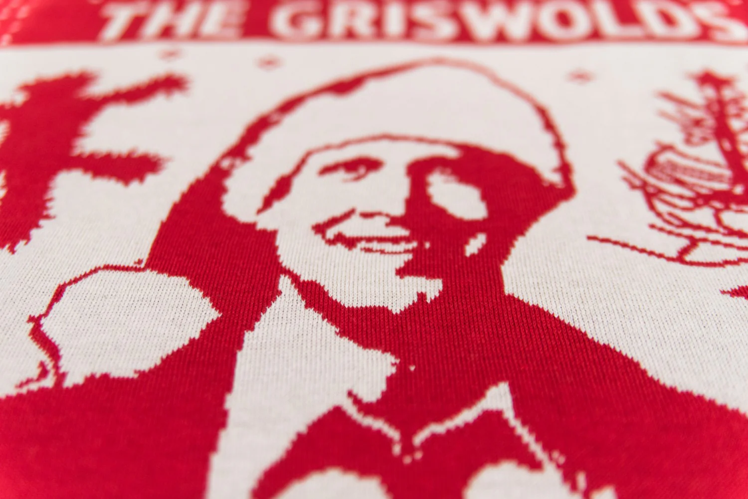 Christmas Vacation The Griswold's Threshold Clark Santa Hat Ugly Christmas Sweater - Image 6