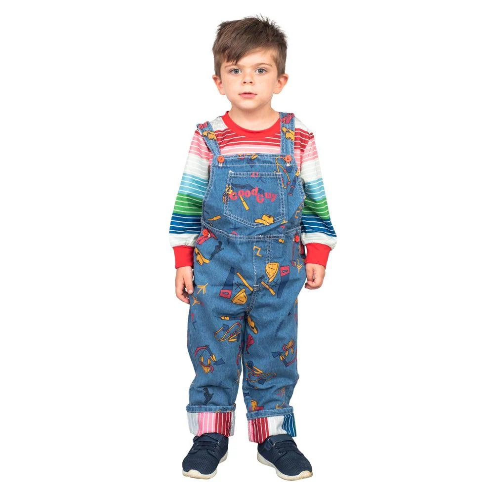 Chuckie Costume Good Guys Doll Child Halloween Cosplay