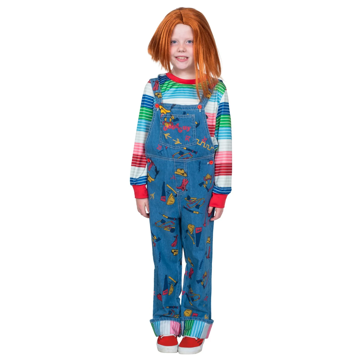 Chuckie Costume Good Guys Doll Child Halloween Cosplay - Image 9