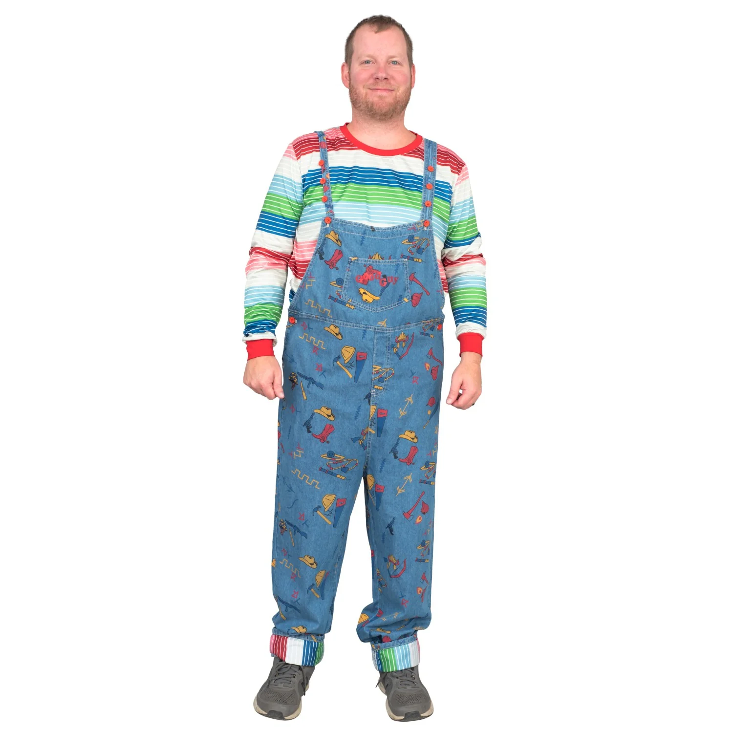 Chuckie Costume Good Guys Doll Halloween Costume Cosplay - Image 2