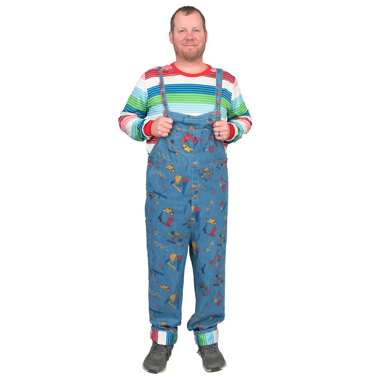 Chuckie Costume Good Guys Doll Halloween Costume Cosplay - Image 4