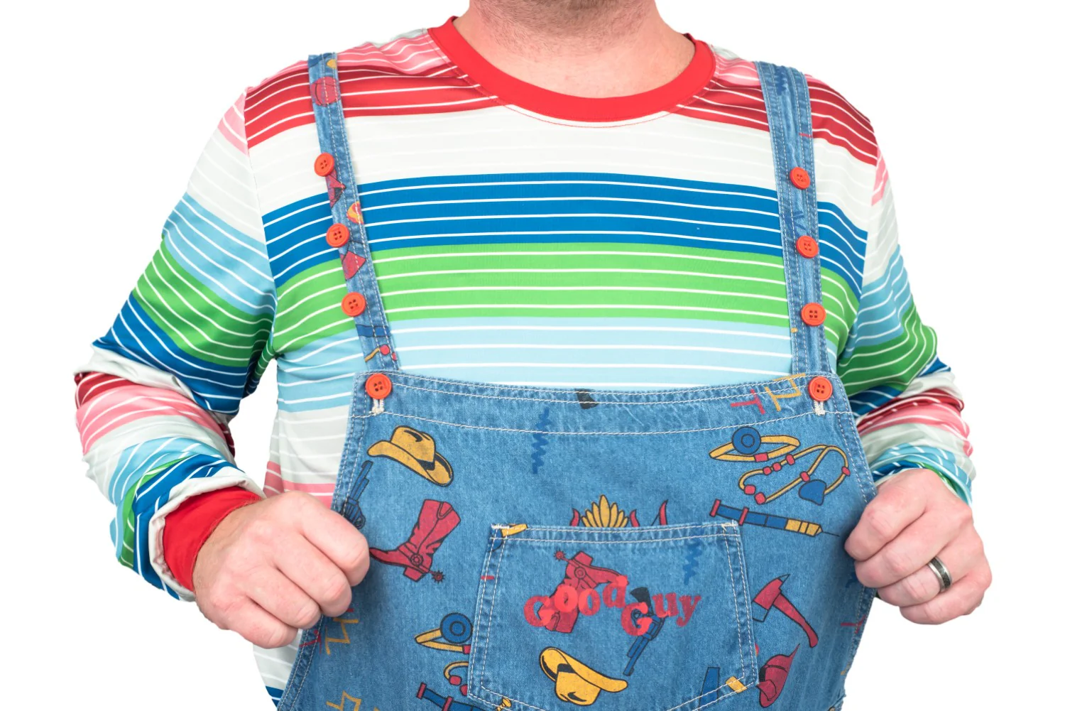 Chuckie Costume Good Guys Doll Halloween Costume Cosplay - Image 5