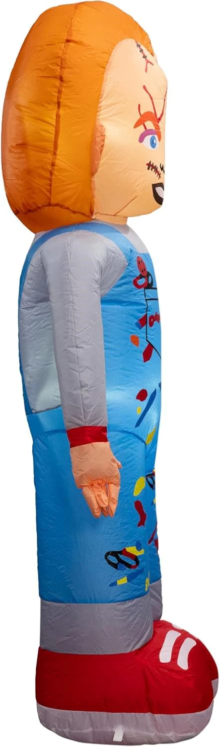 Chuckie Killer Doll Horror Indoor/Outdoor Light Up Inflatable Holiday Season Yard Decoration - Image 3
