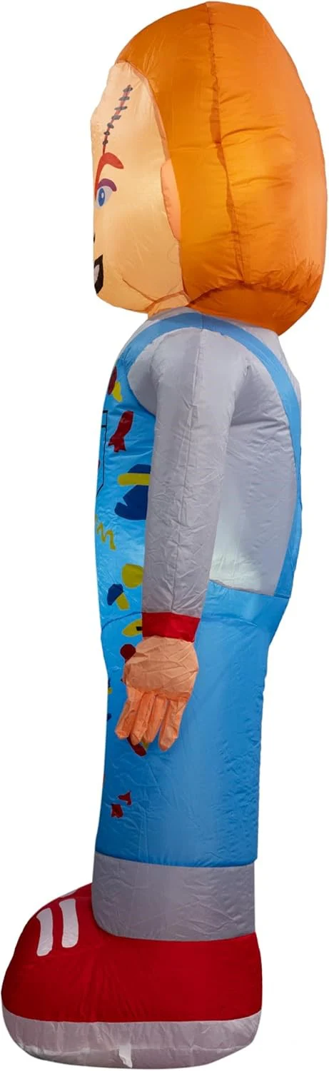 Chuckie Killer Doll Horror Indoor/Outdoor Light Up Inflatable Holiday Season Yard Decoration - Image 4