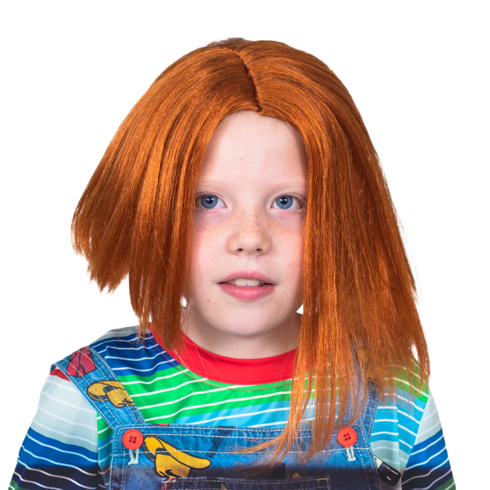 Chuckie Good Guys Doll Halloween Cosplay Costume Accessory Wig