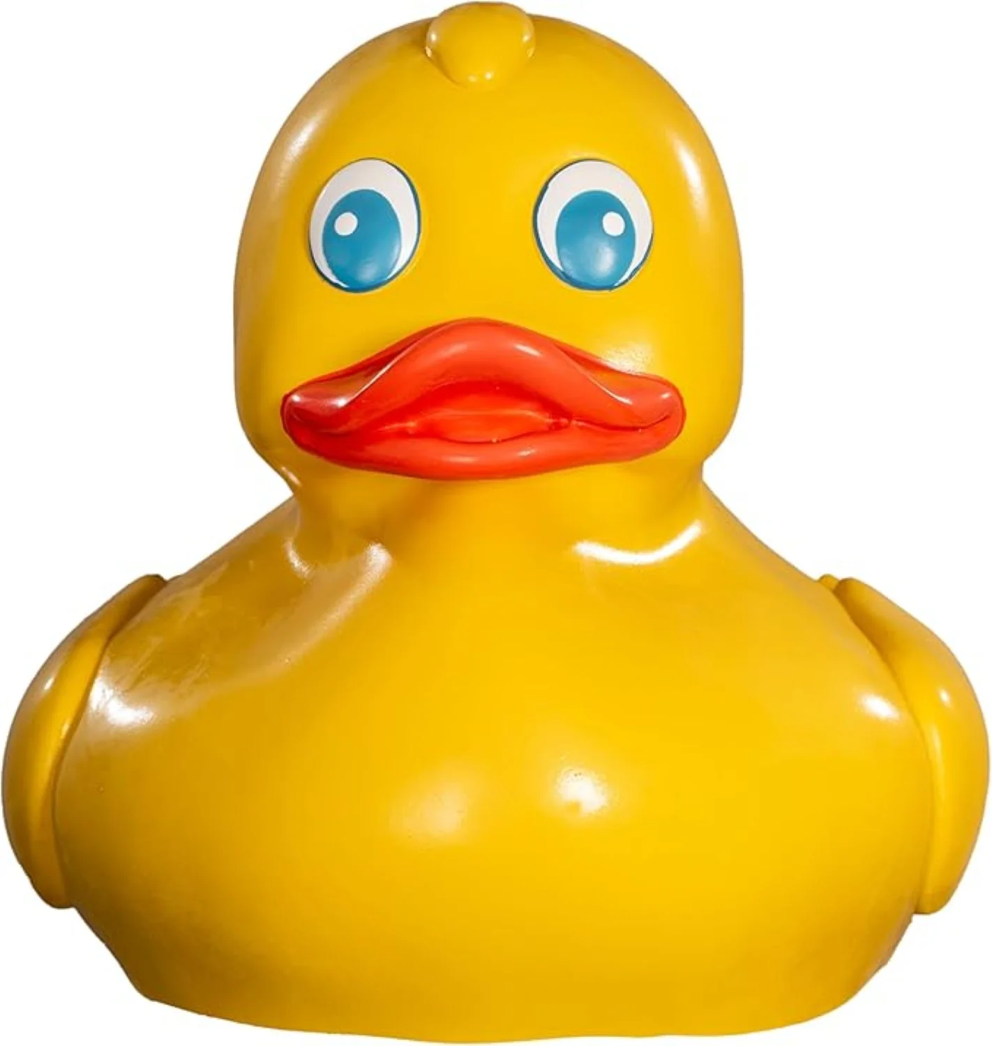 Classic Yellow Rubber Duck Costume Hat Halloween Accessory Adult Duck Head Design 21-Inch Size - Image 3
