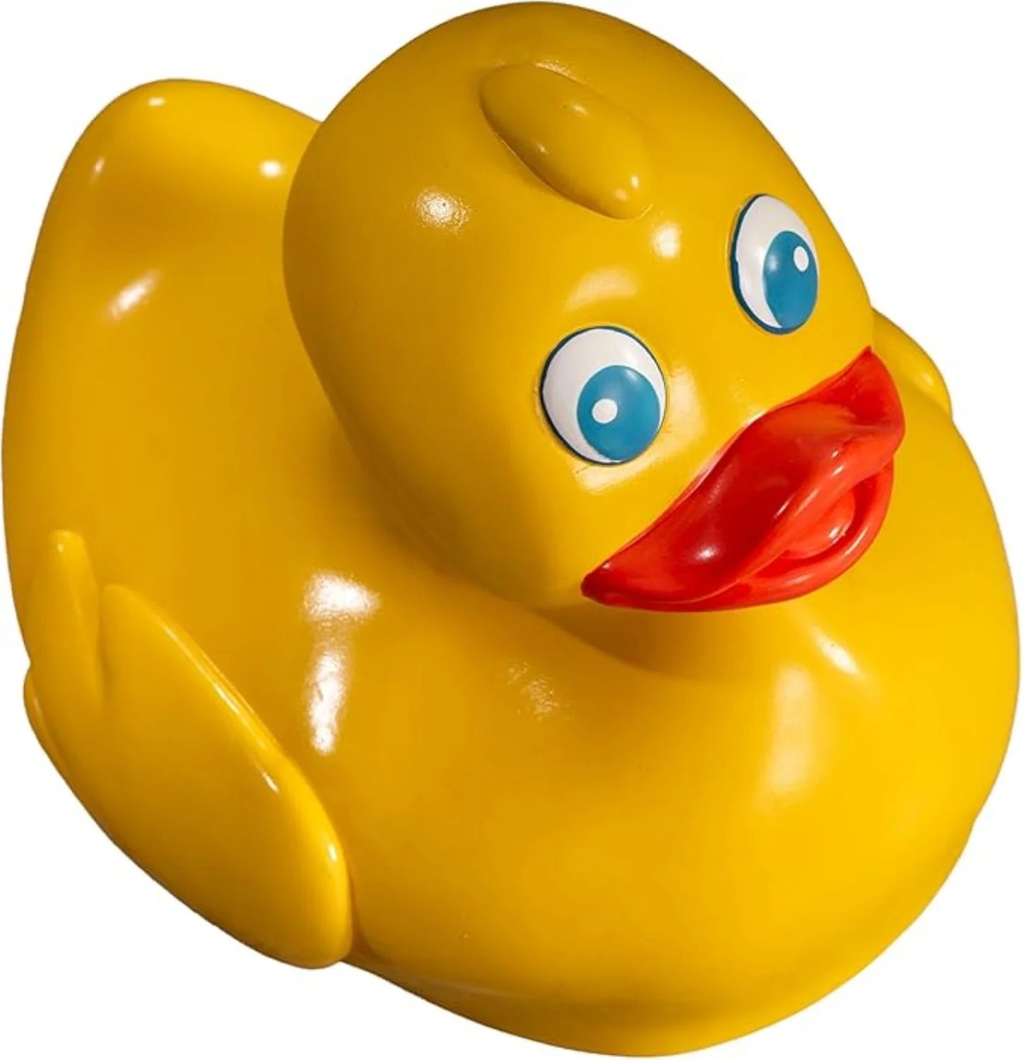 Classic Yellow Rubber Duck Costume Hat Halloween Accessory Adult Duck Head Design 21-Inch Size - Image 4